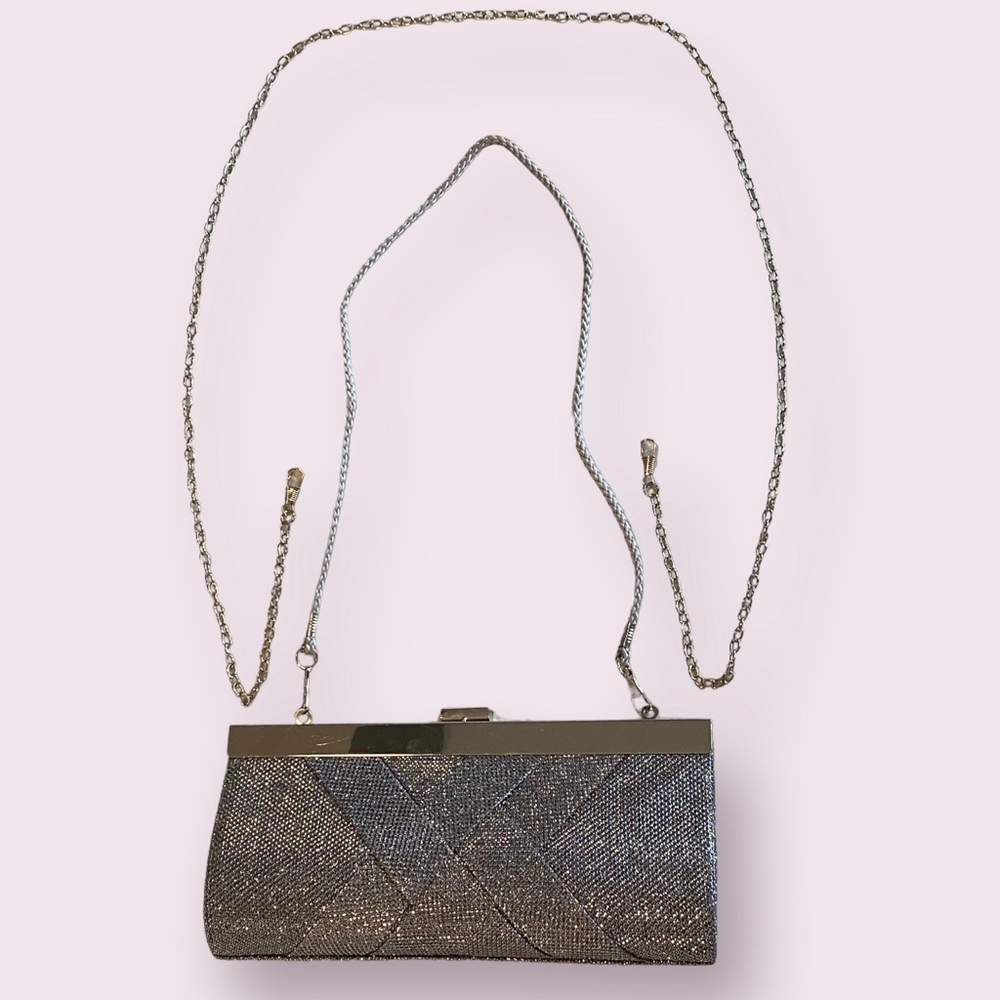 Lulu Townsend Vintage Style Clutch with‎ Shoulder Strap - Picture 5 of 12